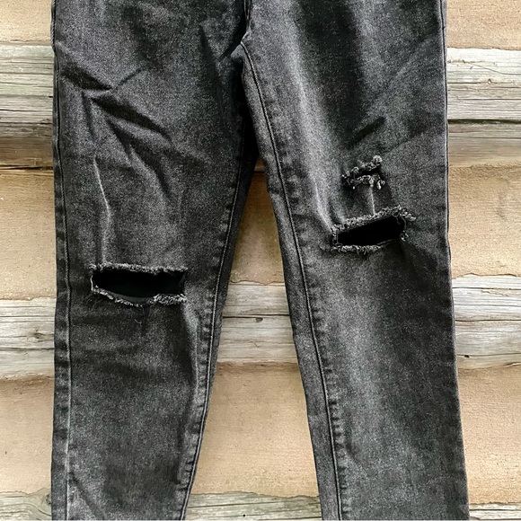 Vintage Violet Distressed Mom Jeans - Picture 4 of 6